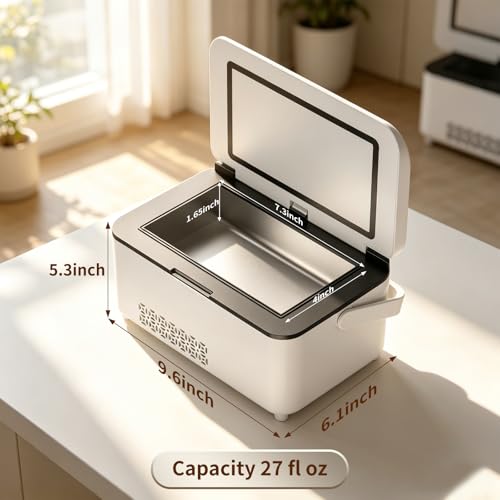 Insulin Cooler Travel Case,Insulin Refrigerator with 2pcs 13600mAh Rechargeable Battery Diabetic Box, 27fl oz,for Long Journey, FAA-Compliant (Black) - color: Black