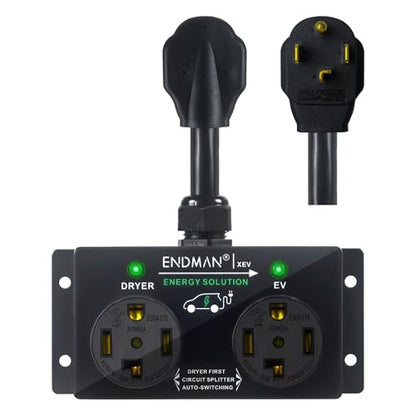 Automatic Power Switch for Dryer and EV Splitter (NEMA 14-30P Only)