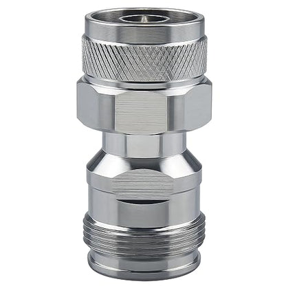 onelinkmore 4.3/10 Mini DIN Connector Female to N Male Adapter Teflon 0-6GHz Connector Adapter - size: 4.3/10 Mini DIN Female to N Male