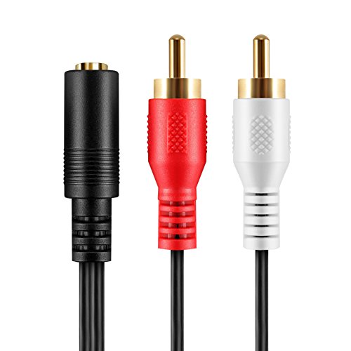 OBVIS 3.5mm to RCA Stereo Audio Cable Adapter