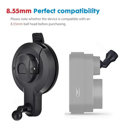 The Universal Car Dash Cam Suction Cup Holder is Compatible with Garmin Mini/Mini 2/Min 3 30 35 45 46 55 56 65W 66W 67W X110 X210 X310/Speak Plus.
