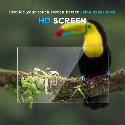INTGET Screen Protector for 2026 Toyota RAV4 Accessories & RAV4 Hybrid 12.9-inch Navigation Infotainment GPS Tempered Glass (XSE/Limited/Woodland/GR Sport) HD Center Touchscreen Touch Screen Protective Display - size: 12.9inch