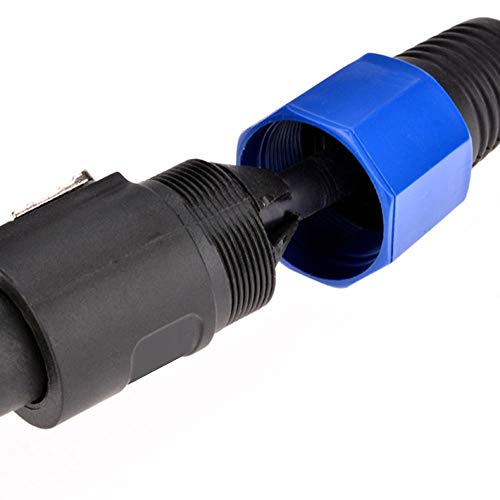 2 Pack 50 Feet Speakon to Speakon Cable 12 Gauge 2 Conductor Twist Lock - size: 50Ft