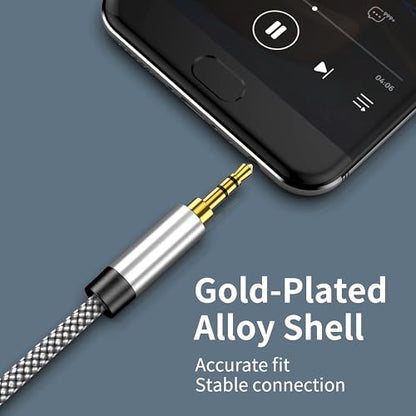 1/8 Stereo to Dual 1/4 Mono Cable - 6ft, 3.5mm to Dual 1/4 Inch TRS Splitter - color: 3.5mm to 2x6.35mm Audio Cable, size: 6 feet
