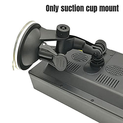 Windshield/Suction Cup Mount Bracket for 7 Inch Display, Dash Cam GPS Holder, Rear View Backup Camera Monitor Fix on Windshield (Black)