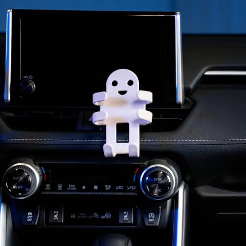 Hug Buddy Air Vent Universal Car Cell Phone Holder, Adjustable, Mount Compatible with iPhone, Samsung Galaxy, LG, Google, Nexus 5X, and Most Smartphones, Marshmellow Cream - color: Marshmellow Cream