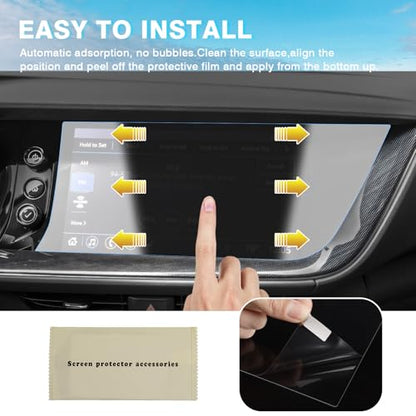 Karltys [Upgrade] 2 Pack Screen Protector for Buick Envision 2023~2021 10.2-Inch [No Glare & Fingerprint] Tempered Glass Buick Envision Accessories - size: 10.2-Inch 2023~2021 Buick Envision