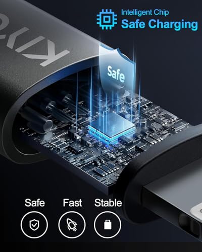 USB to USB C Cable [2Pack 3FT] Coiled USB C Cable Fast Charging 60W-Black - color: Black, size: 3FT - 2Pack, style: USB A to USB C