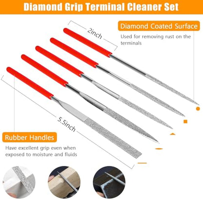 Terminal Removal Tool Kit 96 Pcs Depinning Tool Electrical Connector Pin Removal Tool Kit Pin Extractor Tool Set Wire Terminal Release for Automotive Car Household Devices - color: 96 PCS