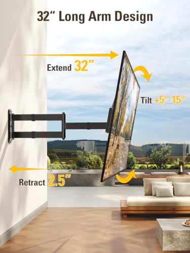 Mounting Dream Outdoor TV Mount Weatherproof Gazebo for 37-55-65-75 Inch TV - size: Outdoor Mount, 37"-75" TV