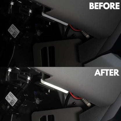2-LED Footwell Lighting Kit -Blue - color: Blue