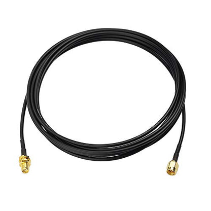 BINGFU SMA Male to SMA Female Bulkhead Mount RG174 Antenna Extension Cable 3m 10 feet (2-Pack) Compatible with 4G LTE Router Gateway Modem Mobile Cellular Receiver - color: 3m / 10 feet