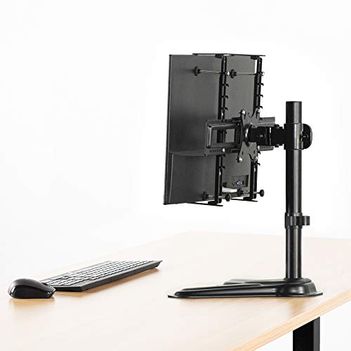 VIVO Universal Adapter VESA Mount Kit for 20 to 32 inch Flat and Curved Monitor Screens, 100x100mm Mounting Bracket, Black, MOUNT-UVM01
