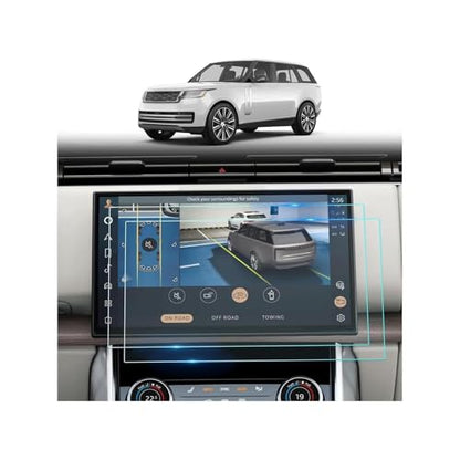 (2PCS) 2026 Range Rover Screen Protector For 2023-2026 Land Rover Range Rover (SE/Autobiography/First Edition/SV) 13.1" Touchscreen 2026 Range Rover Accessories HD Nano Film [NO Fingerprint&Scratches] - color: Range Rover 2023-2026 13.1"Navi Glossy (PET)
