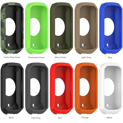 Portable Electronic Device Cover for Garmin Edge 1050, Silicone Protective Case with Anti-Slip Design (Camouflag Green) - color: Camouflag Green
