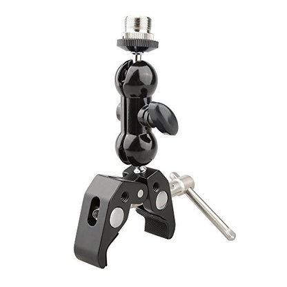 CAMVATE Crab clamp & Mini Ball Head Camera Mount for Microphones - 1196 - size: 5 x 12 x 2.2 cm