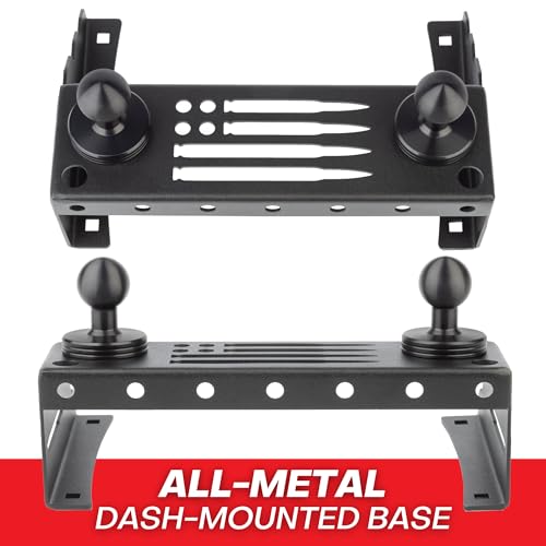 Bulletpoint Metal Dash Mount Phone Holder Compatible with 2015-2020 Ford F150 & 2017-2022 F250/F350 Super Duty - Dual 20mm Ball Dash F150 Phone Mount (Magsafe Compatible) - style: Magsafe Compatible