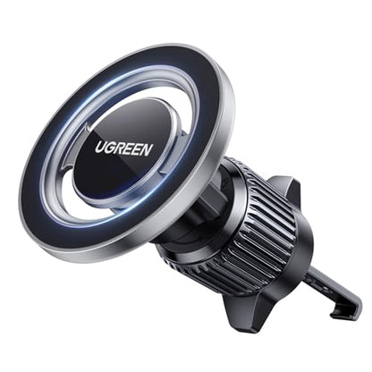 UGREEN Car Phone Mount for Magsafe Air Vent Car Mount Magnetic Phone Holder Compatible with iPhone 17 16 15 14 13 12 Pro Max, Strongest Magnet Grey - color: Gray