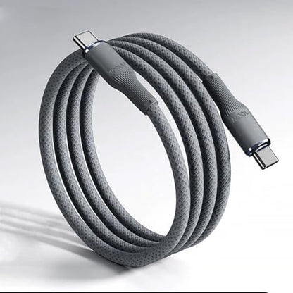 USB C to USB C Cable (3.3ft/1m,Hi-Fi Sound), Audio Auxiliary Input Adapter Male to Male Cord for Headphones, Car, Home Stereos, Speaker & More – Black