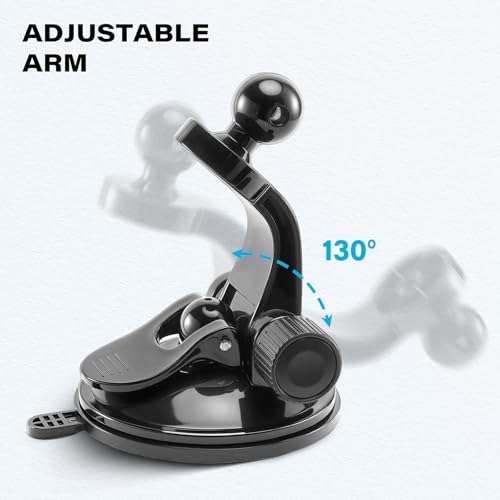1Zero 2PCS GPS Mount for Garmin, Adjustable Suction Cup Car Holder