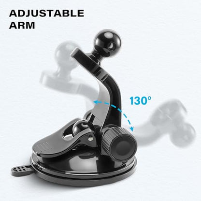 1Zero 2PCS GPS Mount for Garmin, Adjustable Suction Cup Car Holder
