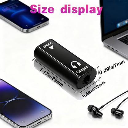 Poyiccot USB Type C to 3.5mm Headphone Adapter 2Pack, USB C Female to Aux Female Adapter, Type C to Aux Converter HiFi Stereo DAC Headphone 3.5mm Jack for iPhone 15,Galaxy, Mackbook, Black - style: 2 Pack Female to Female Black