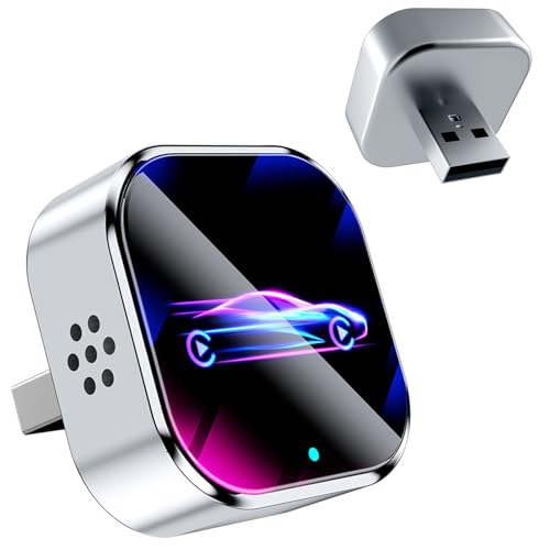 2026 Wireless CarPlay Adapter Upgrade Wired CarPlay to Wireless, Mini USB Design for Cars with Built-in Wired Apple CarPlay Plug and Play Easy Use Fast Stable Connection Car Play for iPhone - color: Multicolor