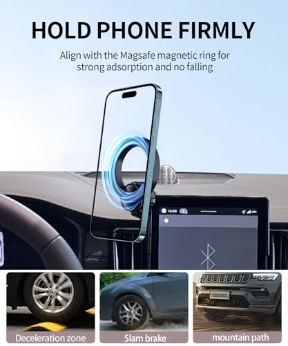 Car Phone Holder for Volvo XC60/XC90 2025 2026 11.2" Screen Magsafe Mount