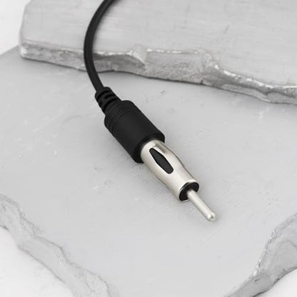 UHF Female to DIN AM/FM Male Radio Antenna Adapter Cable 50cm RG174 Compatible with Car CB Radio