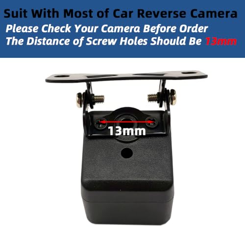 Car Rear Camera Mounting Bracket Kit Universal Adjustable Holder - size: 13mm Screw Holes Rear Cam