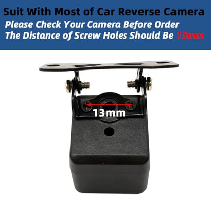 Car Rear Camera Mounting Bracket Kit Universal Adjustable Holder - size: 13mm Screw Holes Rear Cam