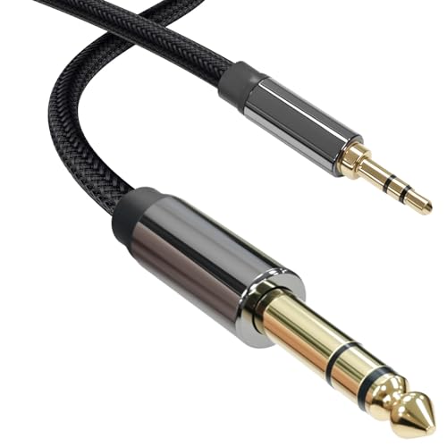 Cyberguys! 3.5mm to 1/4 Cable, TRS to TRS Stereo Audio Cord, 16ft - size: 16ft