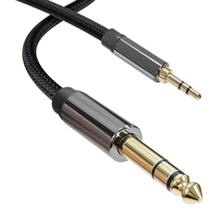 Cyberguys! 3.5mm to 1/4 Cable, TRS to TRS Stereo Audio Cord, 16ft - size: 16ft