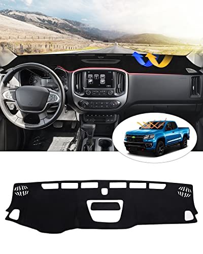 Cartist Dash Cover for Chevrolet Colorado 2015-2022 Dashboard Cover - color: 55.91*14.17(Chevy Colorado 15-22)