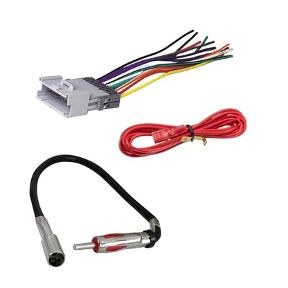 Scosche ICGM8BN Double DIN Radio Installation Dash Kit Compatible with Select 2000-2012 General Motors Vehicles - Complete Basic Aftermarket Car Stereo Install Kit- See Fit Guide Image for Vehicles - style: Complete Installation Kit