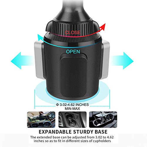 APPS2Car Sturdy Cup Holder Tablet Mount for Car, iPad Car Mount for Truck - size: 11 inch