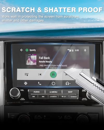 Karltys 2PC Screen Protector for Nissan Titan/Titan XD 2021-2024 9-Inch [No Glare & Fingerprint] Tempered Glass Nissan Titan/Titan XD Touchscreen Accessories - size: 9"Nissan Titan/Titan XD 2021-2024
