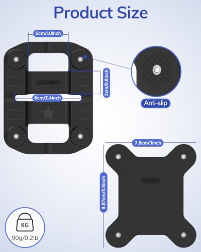 Body Camera Mount,Universal Strong Magnet Cam Holder Stick to Clothes Prevent Moving,Compatible with All Police Camera Models