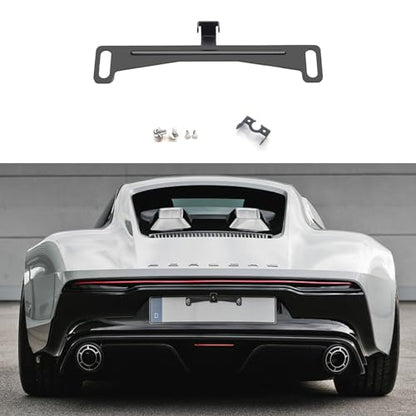 Reverse Rear Camera License Plate Bracket, Backup Camera License Plate Mount, Universal Car Dash Cam Mirror Camera Kit Rearview Camera Mount, Installation Holder for Backup View Camera
