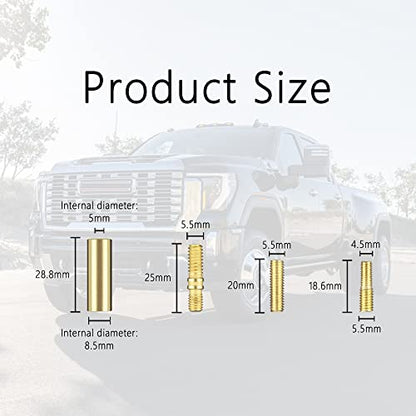 12PCS Car Antenna Adapter,Sturdy and Durable Universal Antenna Adapter Kit Car Accessories Compatible with Toyota Chevrolet Cadillac Dodge Jeep Ford GMC Antennas