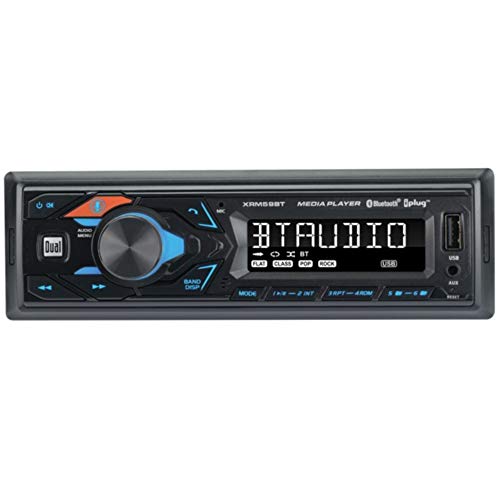 Dual XRM59BT Single-DIN In-Dash All-Digital Media Receiver with Bluetooth - style: Single DIN BT Car Stereo