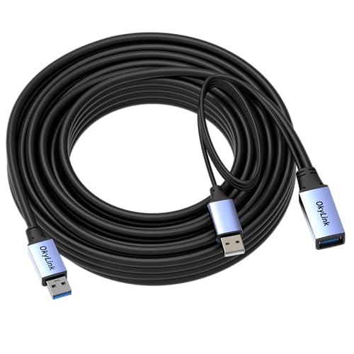 OkyLink Active USB 3.0 Extension Cable A to A, Male to Female 32ft - color: USB3.0(5Gbps), size: 32ft (10m)