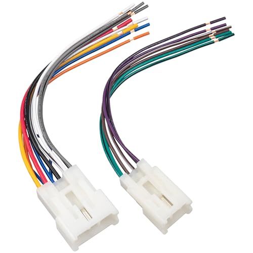 RED WOLF Radio Wiring Harness Connector Select for Toyota Camry Corolla Prius RAV4 1987-2019 Mount Aftermarket Car Stereo Wire Cable Plug