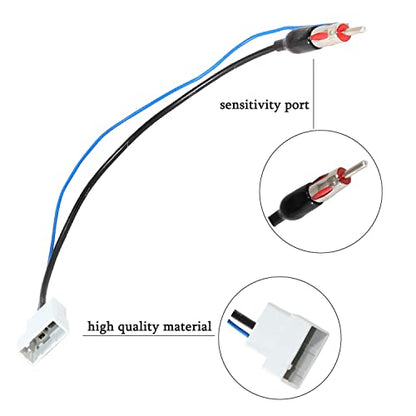 Anina Antenna Adapter for 2007-2019 Nissan Altima Murano Titan, 2007-2013 Infiniti Factory Radio Antenna to Aftermarket Radio Aerial Adapter Stereo Antenna Harness