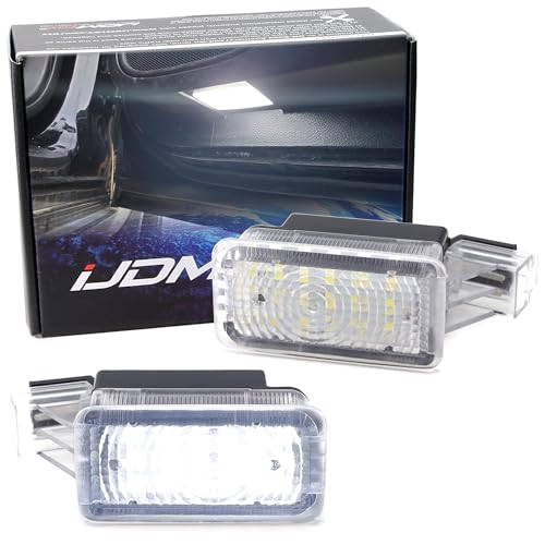 iJDMTOY Xenon White 18-SMD Full LED Footwell, Door Sill, Under Side Door Courtesy Lights, Compatible With Acura TL TLX RDX MDX ZDX, etc - style: Xenon White