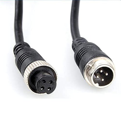 Backup Camera Extension Cable, Car Video 4Pin Aviation Extension Cable, for CCTV Rearview Camera Car Truck Trailer Camper Bus Motorhome Vehicle Backup Monitor Waterproof Shockproof System 6.6FT/2M - size: 6.6FT/2M