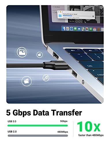 UGREEN USB Extender, USB 3.0 Extension Cable, Male to Female Cord 15FT - size: 15 ft