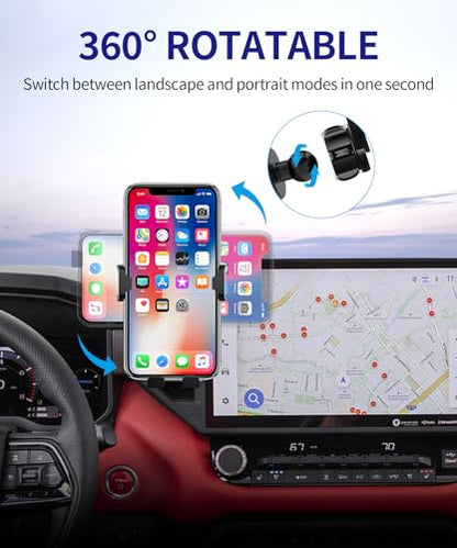 Auto Clamp Car Phone Holder for Toyota Tundra 2022-2026, Sequoia 2023-2026 - size: 【Plastic Dashboard】For 2022-2026 Tundra / Sequoia