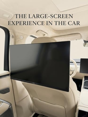 Heavy Duty Metal Car Headrest Mount for 15.6‘’ Portable Monitor, 2-in-1 VESA&Clip Stand for 4.7-20" Screen, Backseat Gaming Holder Compatible with Switch, iPad, iPhone, Stable Road Trip Stand for Kids