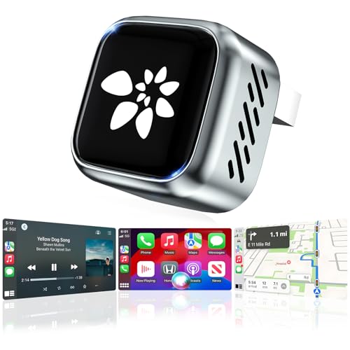 2-in-1 Mini CarPlay Wireless Adapter for iPhone & Android with USB Ports
